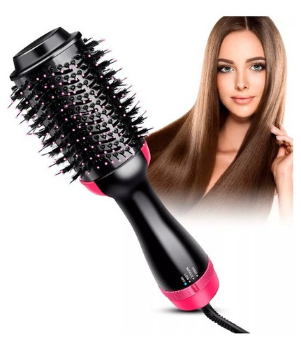 Cepillo Secador Alisador Giratorio 3 En 1 Hot Hair Brush Vol