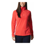 Buzo Micro Polar Columbia Glacial Fleece Medio Cierre Mujer