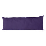 Travesseiro De Corpo Xuxão 140x50 Comprido Cheio Happy Line Cor Violeta-escuro