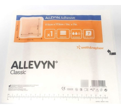 Allevyn Classic Adhesive 17.5cmx17.5cm Unidad