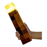 Lámpara Antorcha Minecraft Recargable 4 Colores En 1 Gamer
