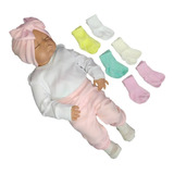 10 Pares De Tobilleras Calcetines Para Bebe Niño/niña 0-4m.