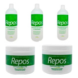 Kit 03  Repos Amaciante Cutículas 1,1 Litros+2 Removedor 500