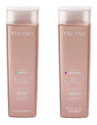 Kit Matizador Lumina Shampoo Y Acondicionador Tec Italy