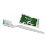 Kit 100 Escova De Dente Descartável E Creme Dental 4gr Hotel