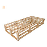 Cama Solteiro Estilo Box 188x88cm Ecológica Natural