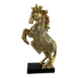 Figura Decorativa Caballo Golden I