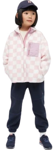 Chaqueta Hym Importada Nueva Polar Cuadros Kids