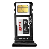 Bandeja Porta Sim Chip Card Compatible Motorola One Vision