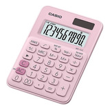 Mini Calculadora Casio De Mesa - 10 Dígitos - Rosa