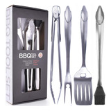 Set Utensilios Para Asar A Parrilla Acero Inoxidable Alpha