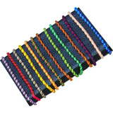 Pack 400 Pulseras Tejidas Artesanales Mayoreo