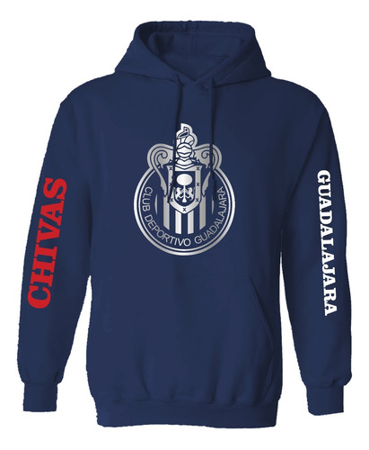 Sudadera Mod Liga Mx Chivas Rayadas Del Guadalajara Colores