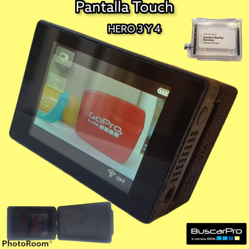 Gopro Pantalla Touch Original,  Hero 3, 3+ Y 4, Completa!
