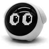 Reloj De Mesa   Digital Hbk Emoji Alarm Clock  Color Blanco  5v