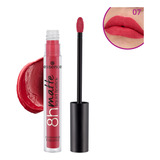 Batom Líquido 8h Matte Essence Cor 07 Classic Red