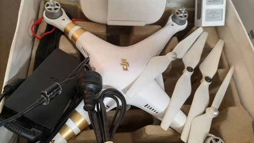  Phantom 3 Professional 4k White 2.4ghz 1 Batería