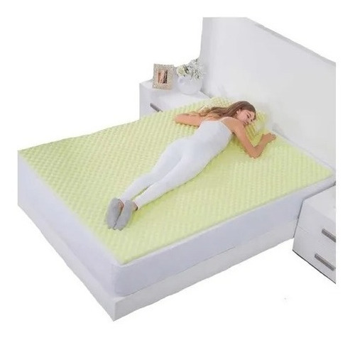 Cubre Colchon Superconfort Cama Individual Amarillo Concord