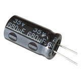 Capacitor Electrolítico 680 Uf 35v 105 °c (10 Piezas)