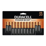 Set 20 Baterías Alcalinas Aa Duracell Coppertop De Larga