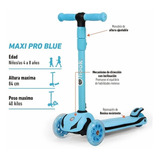   Scooter 3 Ruedas Hook Maxi Pro Blue 