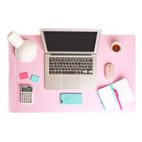 Mouse Pad Grande Desk Pad Dello 80 X 50 Cm Hard Mat Wf Cores Cor Rosa Pastel