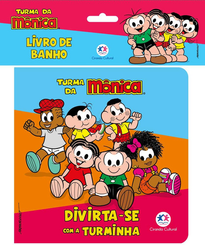 Livro Banho Turma Da Monica - Divirta-se Com A Turminha