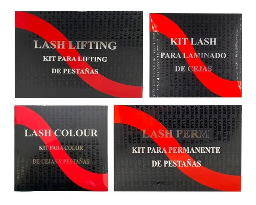 Kit Lash Lifting Permanente Laminado Color Cejas Pestañas