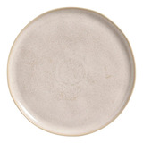 Prato Raso Em Cerâmica Stoneware Bio Latte 29cm - 1 Unid.