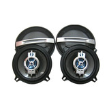 Par De Parlantes Foxtex 5 Pulgadas 100 Watts 3 Vias Stereo