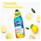 Cloro En Gel Clorox Pureza Cítrica (botella) 900 Ml