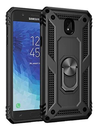 Case Uso Rudo Samsung Galaxy J7 Pro +  Cristal Templado
