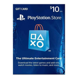 Tarjeta Psn Gift Card 10$ Digital Usa Ps4 Entrega Rapida