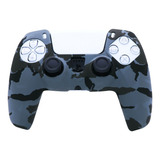 Funda Camu Play 5 Silicona Joystick Ps5 +2 Cubregrips Regalo