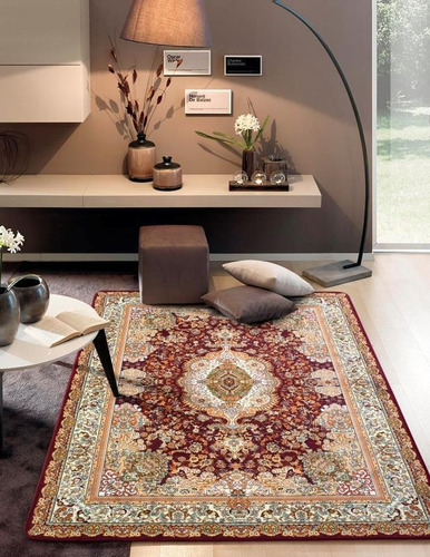 Carpete Indiano Pequeno Sala Quarto 1,4x1 Macio 50%desconto