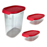 Kit Plicarbonato Luxo 3 Peças Ultra Clear | Tupperware