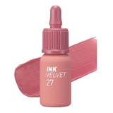 Peripera Ink Velvet 4gr Tintas Labiales Coreanas Color 27 Strawberry Nude