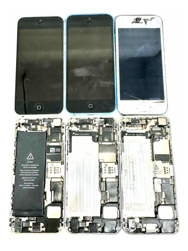 Lote De Iphones 5-5c-5s-7g-7plus-x Para Peças Leia Anúncio