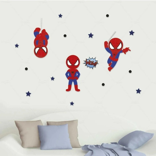 Adesivos Parede Infantil Menino Super Herois Baby