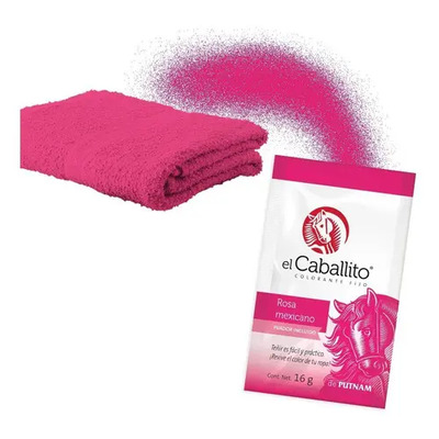 El Caballito Colorante Para Ropa Rosa Mexicano 16g | MercadoLibre