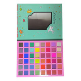 Paleta De Sombras 40 Colores Con Glitter - g a $872