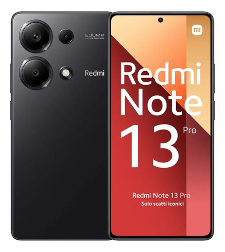 Xiaomi Redmi Note 13 Pro 256gb Preto 8gb Global + Fone - Nf 