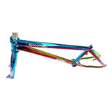 Cuadro Y Tijera Acero Bmx Gorila Savage Rainbow Centro Mid