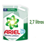 Jabón Liquido Ariel 2,7 Litros Maxima Limpieza Mejorada