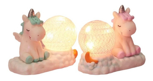 Lámpara  Espanta Cuco Diseño Unicornio Niñas Bebe 
