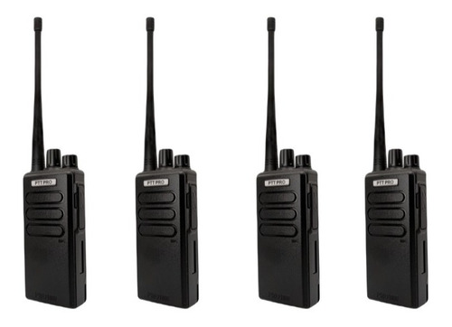 4 Radios Uhf 16 Canales Compatibles Con Motorola Y Kenwood