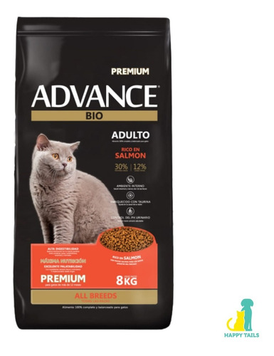 Advance Bio Premium Gatos X 8 Kg - Happy Tails