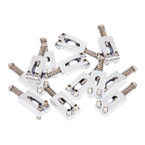 2x 6pcs Accesorios De Sillas De Del Puente Para Guitarra