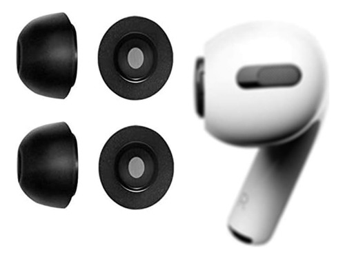 4 Almohadillas Para Auriculares AirPods Pro - Negras