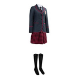 The Umbrella Academy Mujeres Cosplay Uniforme Adulto